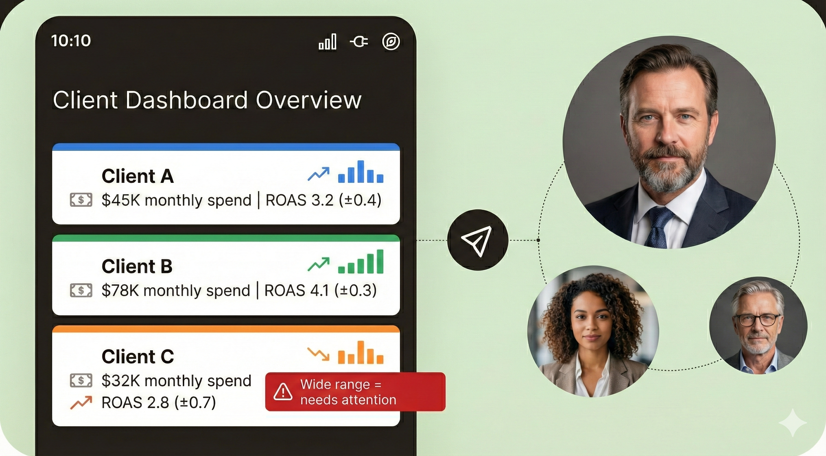 Bayesian Confidence Range UI
